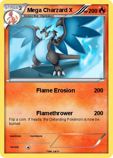 Pokemon Mega Charzard X