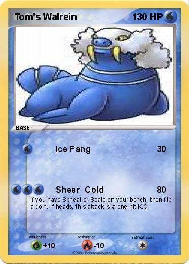 Pokemon Tom's Walrein