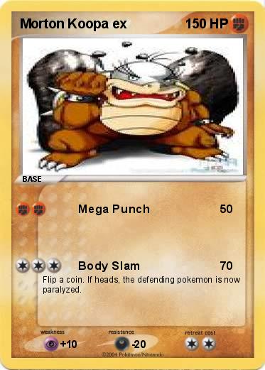 Pokemon Morton Koopa ex 