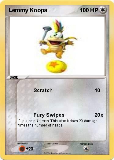 Pokemon Lemmy Koopa