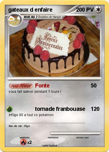 Pokemon gateaux d enfaire