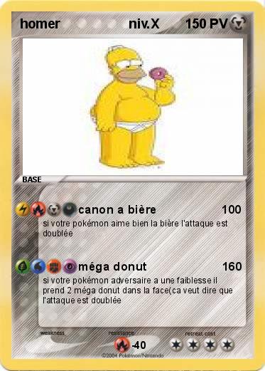 Pokemon homer                   niv.X