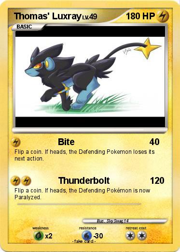 Pokemon Thomas' Luxray