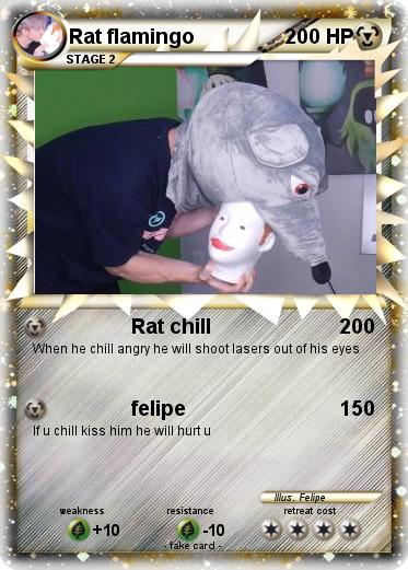Pokemon Rat flamingo