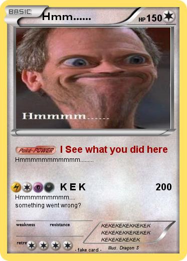 Pokemon Hmm......