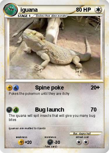 Pokemon iguana