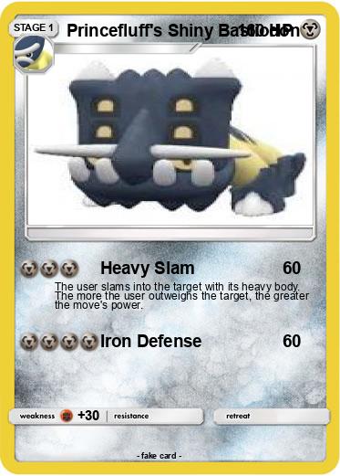Pokemon Princefluff's Shiny Bastiodon