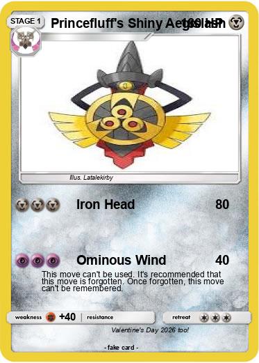 Pokemon Princefluff's Shiny Aegislash