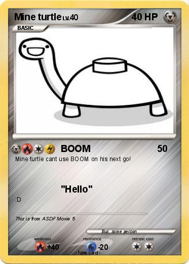 Pokemon Mine turtle