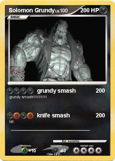 Pokemon Solomon Grundy