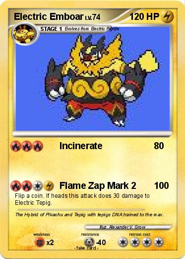 Pokemon Electric Emboar