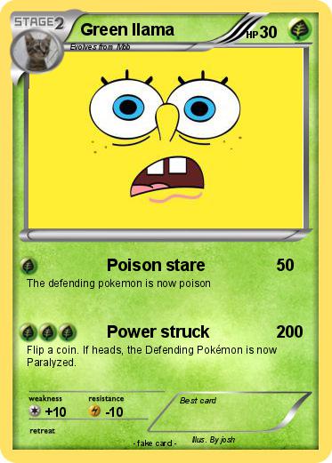 Pokemon Green llama