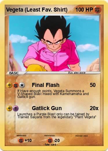 Pokemon Vegeta (Least Fav. Shirt)