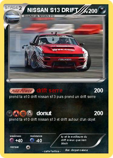 Pokemon NISSAN S13 DRIFT