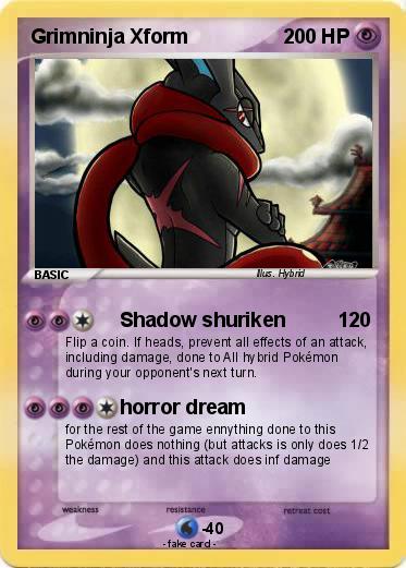 Pokemon Grimninja Xform