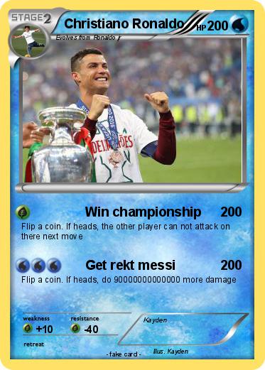 Pokemon Christiano Ronaldo