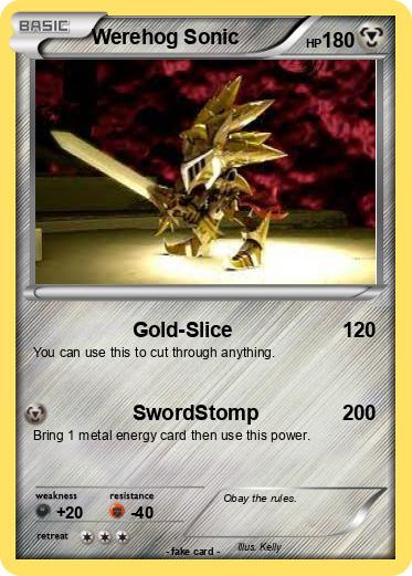 Pokemon Werehog Sonic