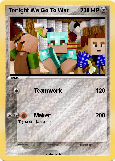 Pokemon Tonight We Go To War