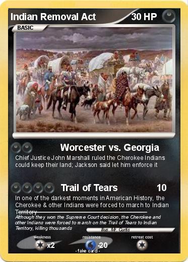 Pokemon Indian Removal Act