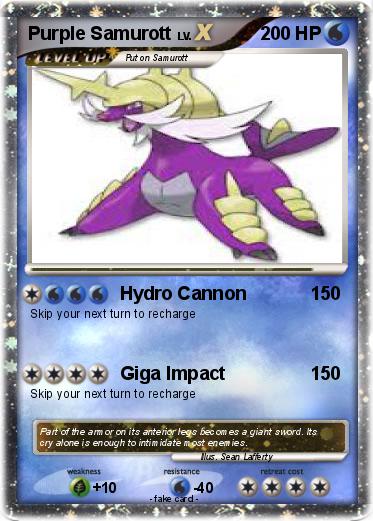 Pokemon Purple Samurott