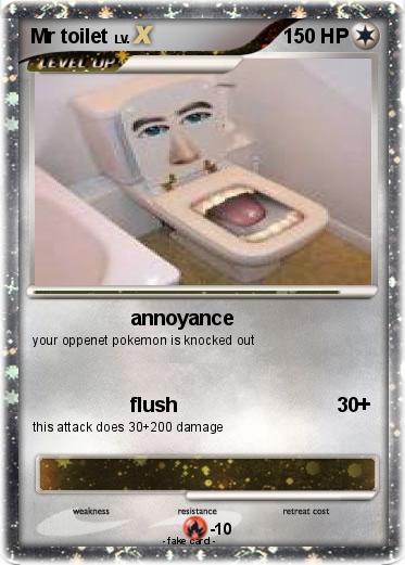 Pokemon Mr toilet