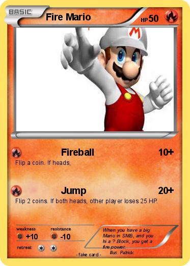 Pokemon Fire Mario