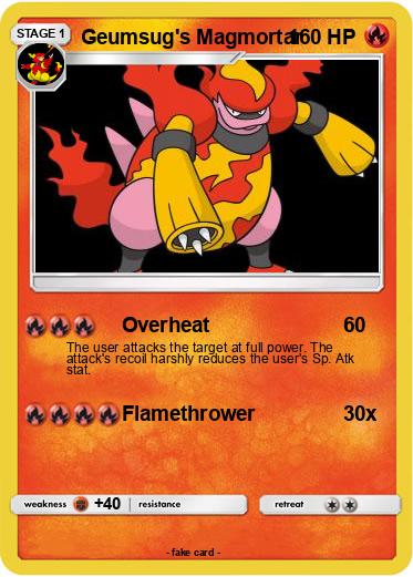 Pokemon Geumsug's Magmortar