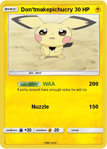 Pokemon Don'tmakepichucry