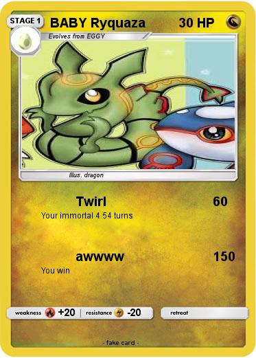 Pokemon BABY Ryquaza