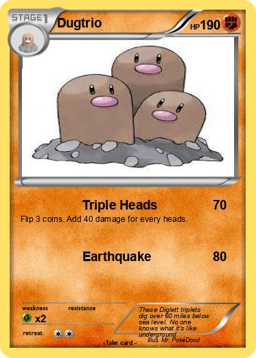 Pokemon Dugtrio