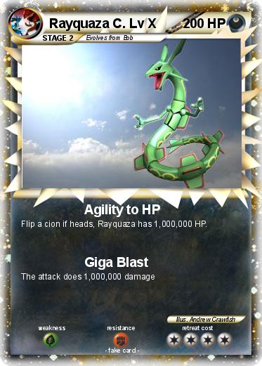Pokemon Rayquaza C. Lv X