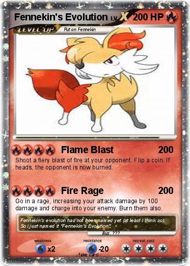 Pokemon Fennekin's Evolution