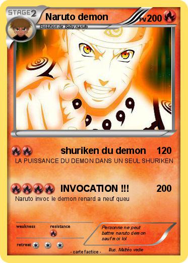 Pokemon Naruto demon