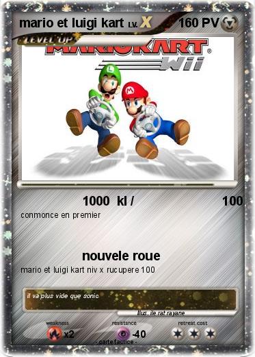 Pokemon mario et luigi kart