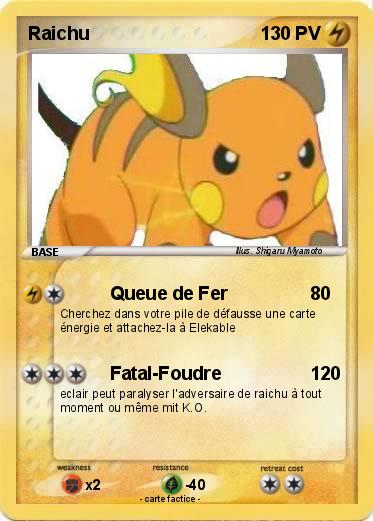 Pokemon Raichu