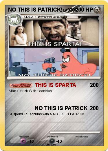 Pokemon NO THIS IS PATRICK!