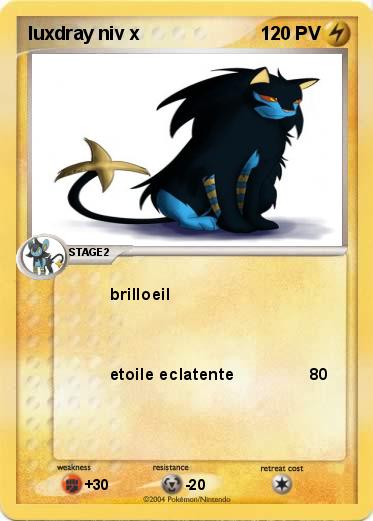 Pokemon luxdray niv x