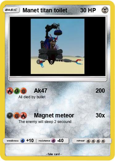 Pokemon Manet titan toilet