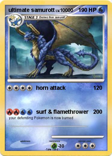 Pokemon ultimate samurott
