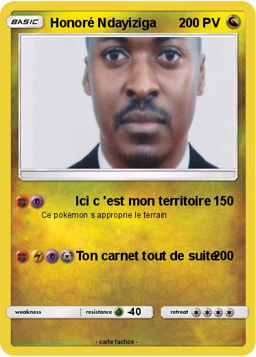 Pokemon Honoré Ndayiziga