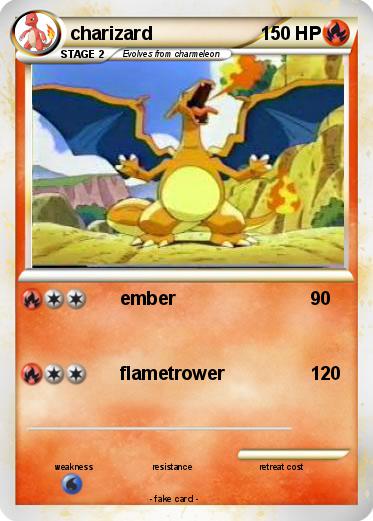 Pokemon charizard