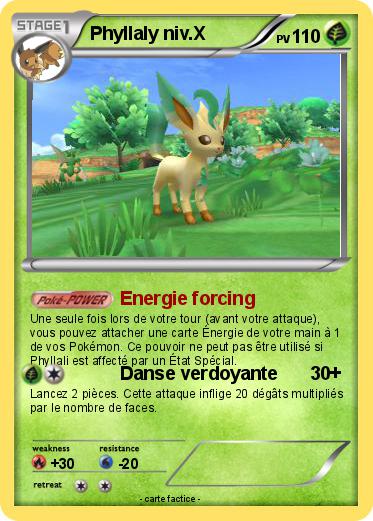 Pokemon Phyllaly niv.X