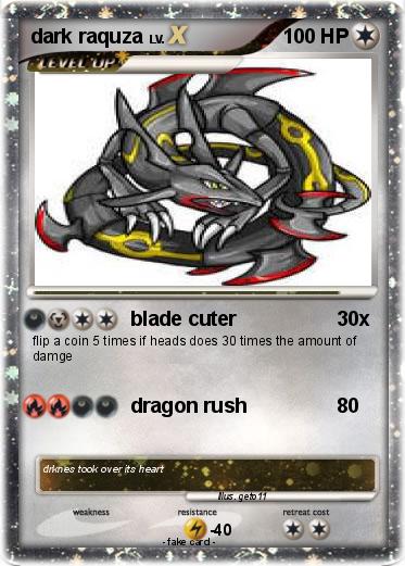 Pokemon dark raquza
