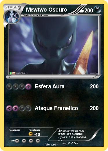 Pokemon Mewtwo Oscuro