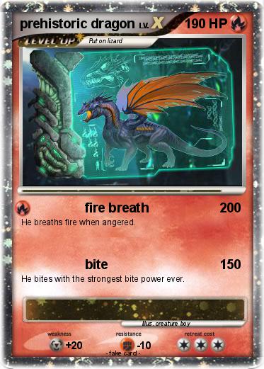 Pokemon prehistoric dragon
