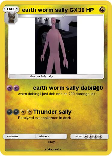 Pokemon earth worm sally GX