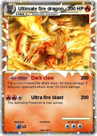Pokemon Ultimate fire dragon