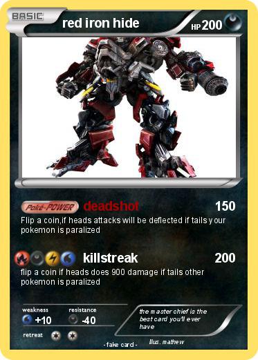 Pokemon red iron hide