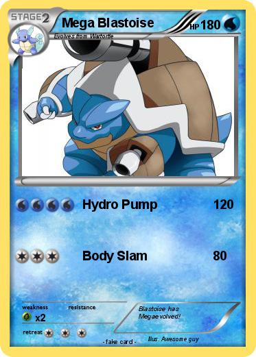Pokemon Mega Blastoise