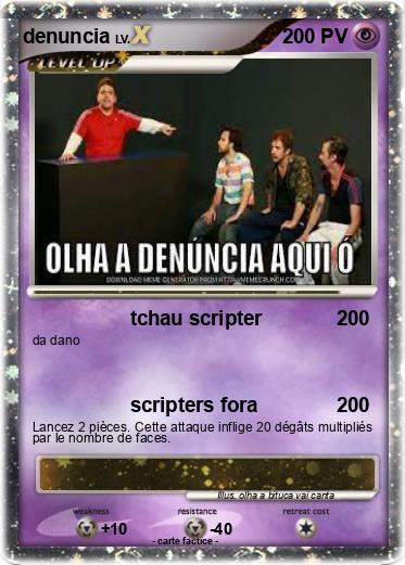 Pokemon denuncia